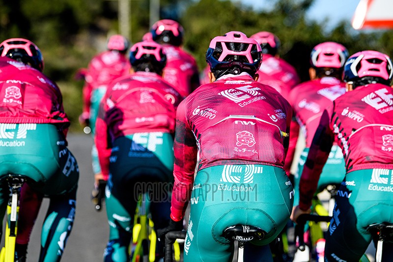 EF Education-Nippo Cycling Jersey Bib Short 2023 Men Short Sleeve Pink